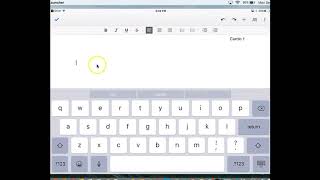 MLA Format Using Google Docs on iPad [upl. by Wilkins]