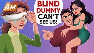 HUSBAND CHEATS On His NEARLY BLIND WIFE In Front Of Her EYES  AniMattersofficial [upl. by Boesch]