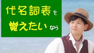 代名詞表を覚えるなら『英語ブロック』 [upl. by Chyou]