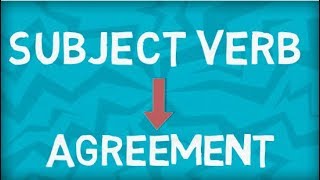 Subject Verb Agreement  Basic Rules [upl. by Prudi168]