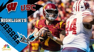 Wisconsin Badgers vs USC Trojans  COLLEGE FOOTBALL HIGHLIGHTS  9282024  NBC Sports [upl. by Eiddet]