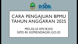 CARA TERBARU INPUT SIPD BPMU TAHUN ANGGARAN 2025 [upl. by Sidalg]