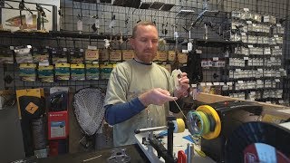 How to Attach Backing to a Fly Reel Arbor Knot [upl. by Aserahs205]