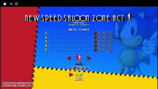 Classic Sonic Simulator New Speed Saloon Zone Act 1 [upl. by Scevour546]