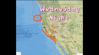 Earthquake activity near the Cascadia Zone 58 New Zealand Watch West Coast California 11272024 [upl. by Einnor]