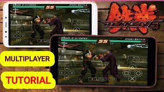 How to play multiplayer tekken 6 on android ppsspp tekken 6 psp multiplayer tutorial tekken [upl. by Bohon]