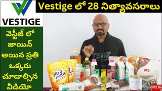 Vestige లో 28 నిత్యావసరాలు వెస్టీజ్ లో జాయిన్ అయిన ప్రతి ఒక్కరు చూడాల్సిన వీడియో Vestige In Telugu [upl. by Dyan545]