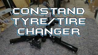 ConStands motorcycle tyretire changer  Full description of parts and assembly [upl. by Nonac]