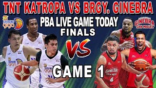 BRGY GINEBRA vs TNT Game 1 Finals  PBA Full Live Game  2K24 [upl. by Nolrah]