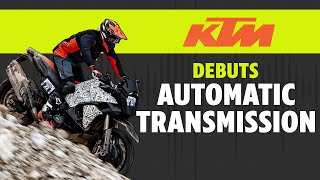 Automatic Transmission on a KTM Super Adventure  HighsideLowside Clip [upl. by Fionnula]