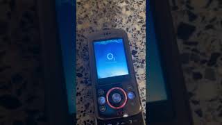 Sony walkman W395 startup and shutdown O2 smartphone oldnokia 22october oldphone ringtone [upl. by Charlotta868]