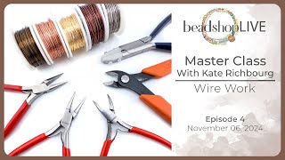 Beadshop LIVE Master Class Wire Ep 4 [upl. by Karlotta]