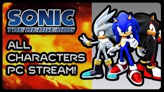 Sonic 06 PC  All Characters Gameplay Stream Xenia XBOX 360 Emulator [upl. by Kokoruda]