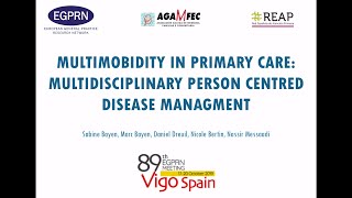 Multimorbidity in primary care Interdisciplinary person centred disease management [upl. by Zavala]