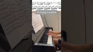 Taylor Swift So Long London piano taylorswift ttpd [upl. by Britt]