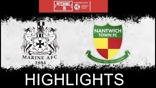 Marine AFC vs Nantwich Town FC Highlights [upl. by Geerts]