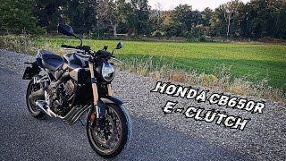 2024 Honda Cb650r ECLUTCH walkaround exhaust sound and test ride honda review cb650r [upl. by Kursh932]