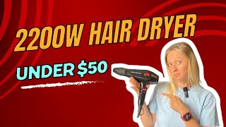 JOHN Professional Ionic Hair Dryer 2200W PROS and CONS Honest review after a year of use [upl. by Lyndell]