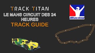 iRacing  Le Mans DALLARA P217 LMP2 Track Guide Hotlap  Telemetry [upl. by Anuaek]