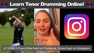 Learn Scottish Pipe Band Tenor Drumming with Eilidh Wynd of the Glasgow Police Pipe Band [upl. by Annahsar7]