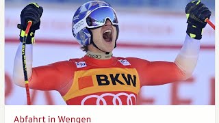 Ski Alpin Mens Downhill Wengen Highlights 2024 [upl. by Pickford761]