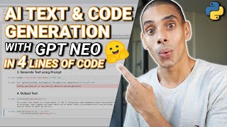 AI Text and Code Generation with GPT Neo and Python  GPT3 Clone [upl. by Adnohser737]