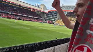 1 FC Kaiserslautern vs Braunschweig Gänsehautstimmung Westkurve vor während und nach dem Spiel [upl. by Trimmer]