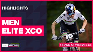 CransMontana  Men Elite XCO Highlights  2024 WHOOP UCI Mountain Bike World Cup [upl. by Yeldah]