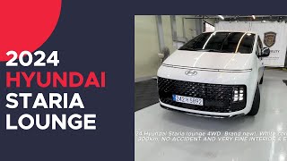 🔔For Sale by Limo Mobility🔔2024 Hyundai Staria lounge 4WD Brand new [upl. by Bryner778]