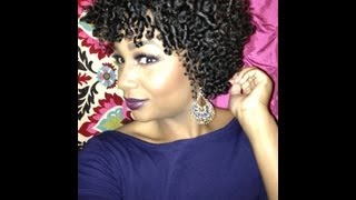 Flat Twist Out with Entwine Couture [upl. by Inhsor]