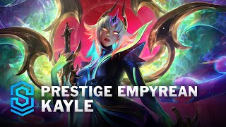 Prestige Empyrean Kayle Skin Spotlight  League of Legends [upl. by Selemas]