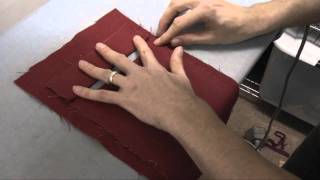 How to sew a welt pocket [upl. by Ahsinot]