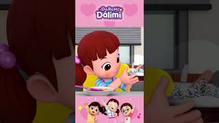 Recibí un regalo precioso☺️DoReMi Dálimi🌙nursery rhyme💛Animación🎹Canción🎠shorts [upl. by Noemis768]