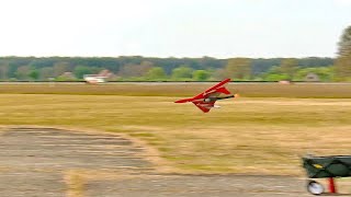 STUNNING  CRITICAL TOUCH AND GO ALMOST CRASHED WITH RC PULSO JET  PULSE JET FLIGHT DEMONSTRATION [upl. by Cesar]