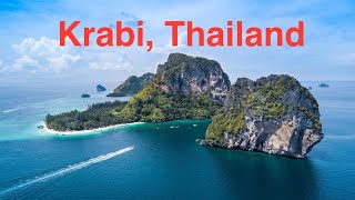 Ao Nang Krabi  Thailand drone view [upl. by Bandeen]