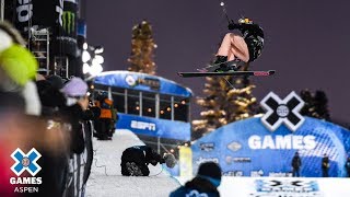 Kelly Sildaru wins Womens Ski SuperPipe silver  X Games Aspen 2019 [upl. by Siramad74]