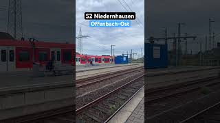 OffenbachOst Einfahrt RB423S2➡️Niedernhausen sbahn shorts [upl. by Aninotna]