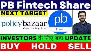 policybazaar share news  policybazaar share latest news  policybazaar share  pbfintech share [upl. by Assirrem]