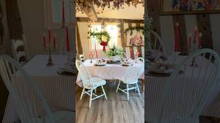 Creating a Christmas cosy Tablescape with vintage treasures and timeless pieces [upl. by Ettenil]