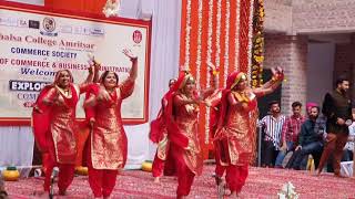 Khalsa clg amritsar bhangra [upl. by Atalee]