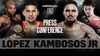 Teofimo Lopez vs George Kambosos Jr amp Undercard Press Conference [upl. by Esialb]