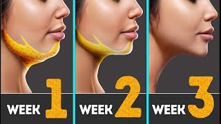 3 Min Face Exercises  Double Chin Fat amp Face Lift Lose Face Fat in 14 Days [upl. by Erich]