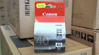 Canon PG40 ink black 0615B001 16 ml [upl. by Miarfe]