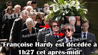 Jacques Dutronc a fondu en larmes en confirmant quotFrançoise Hardy est décédée à 1h27 cet aprèsmidiquot [upl. by Caterina]