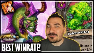 SHUDDERWOCK IS MY MOST WINNING HERO  Hearthstone Battlegrounds [upl. by Palocz55]