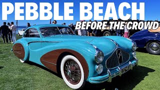 Pebble Beach Concours dElegance 2024  Complete Tour of All Cars on the Field Before the Crowds [upl. by Aleina]