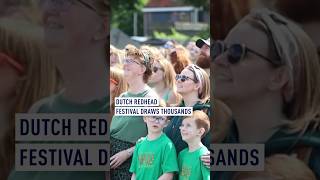 Festival draws thousands of redheads to Netherlands [upl. by Saloma]