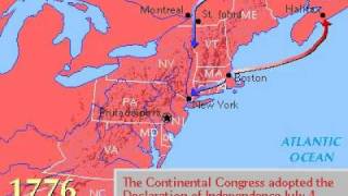 Grolier Multimedia Maps The American Revolution [upl. by Pigeon282]