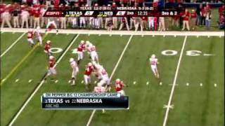 2009 Big 12 Championship TEXAS vs NEBRASKA Highlights [upl. by Aisetal955]