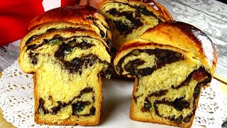 Cozonac Moldovenesc cu aluat oparit Brioche moldovan [upl. by Romano]